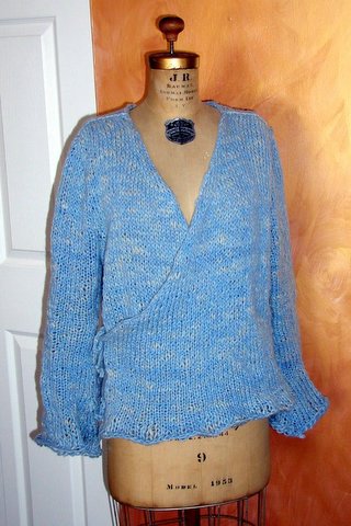 My First Sweater Design - and alpaca sweater