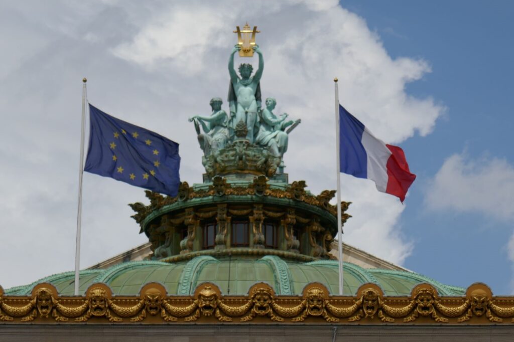 Statuary at the National Academy of Music, Paris, June 19, 2019