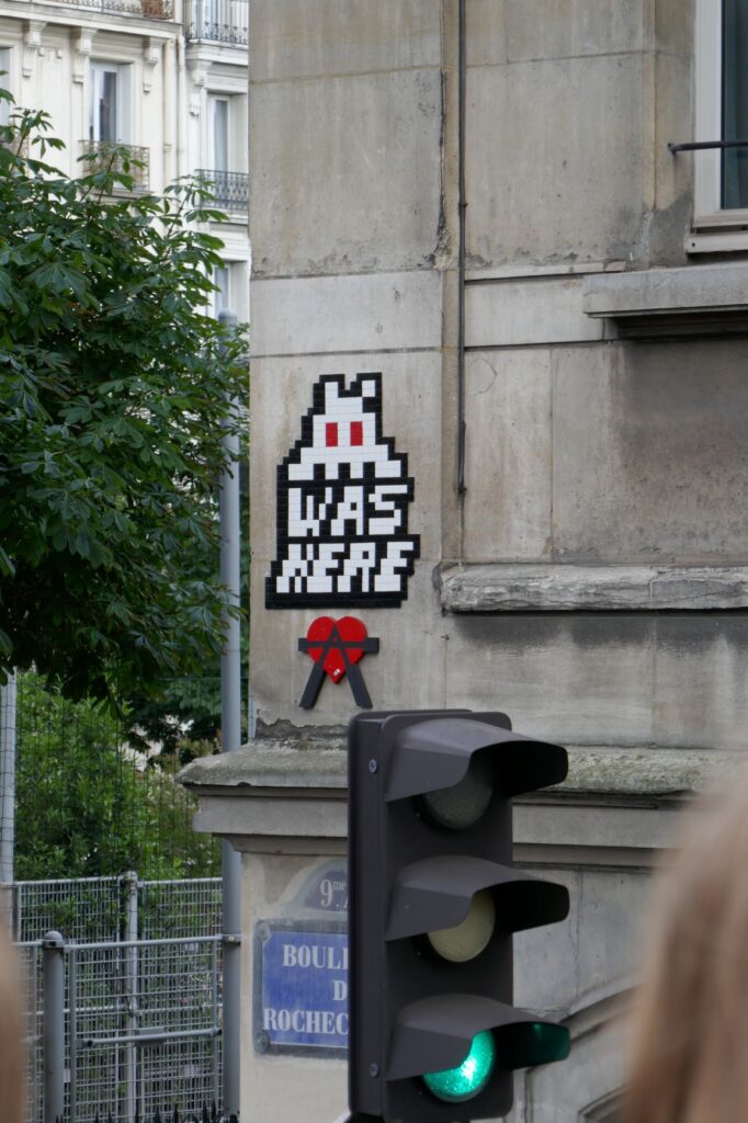 Mosaic Street Art, Paris, June 19, 2019