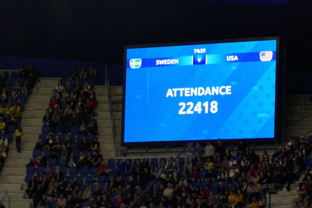 Attendance at USWNT v Sweden, Le Havre, June 20, 2019