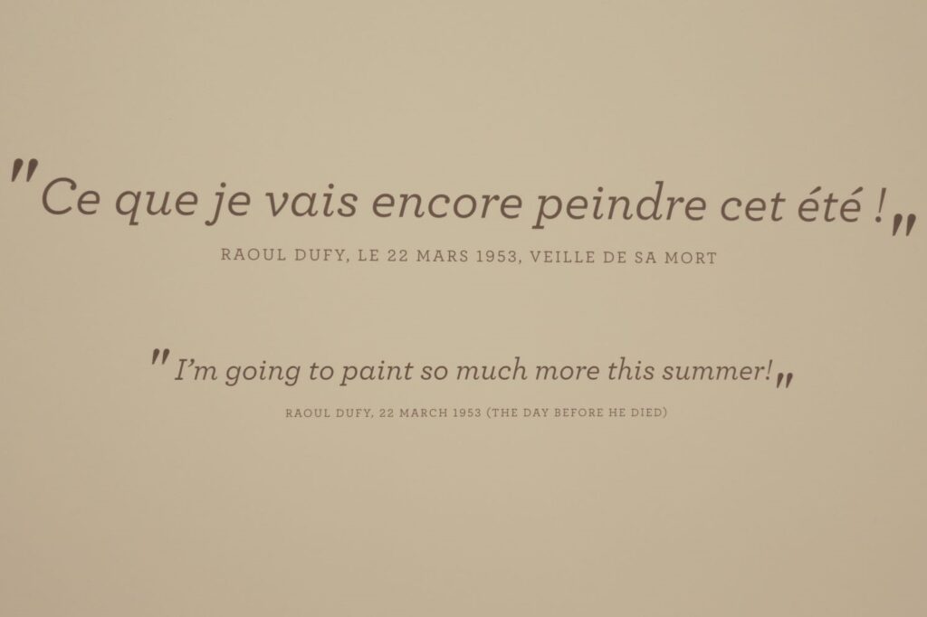 "I'm going to paint so much more this summer!" Raoul Dufy