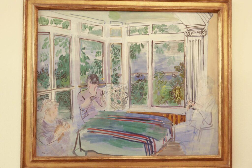 Painting by Raoul Dufy, Musée d’art Moderne André Malraux, Le Havre, June 21, 2019