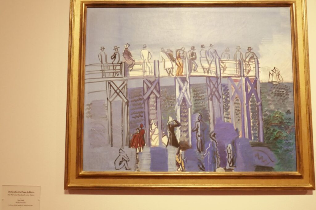 Painting by Raoul Dufy, Musée d’art Moderne André Malraux, Le Havre, June 21, 2019