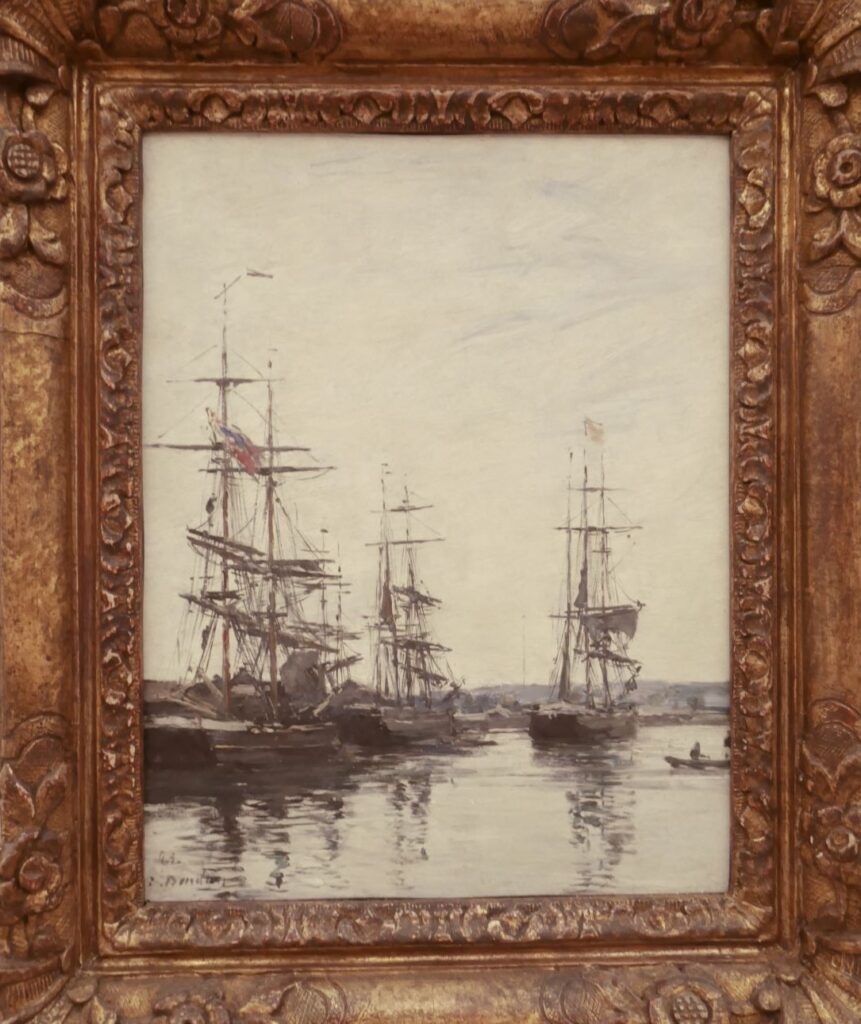 Eugene Boudin Painting, Le Havre, June 21, 2019