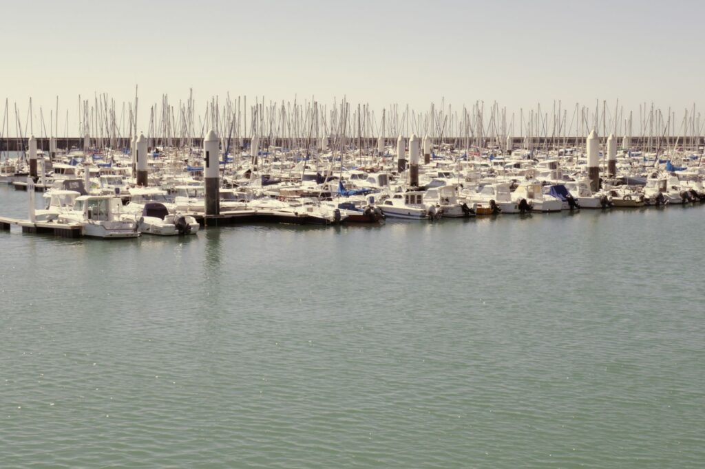 Moored Sailboats, Le Havre, June 21, 2019