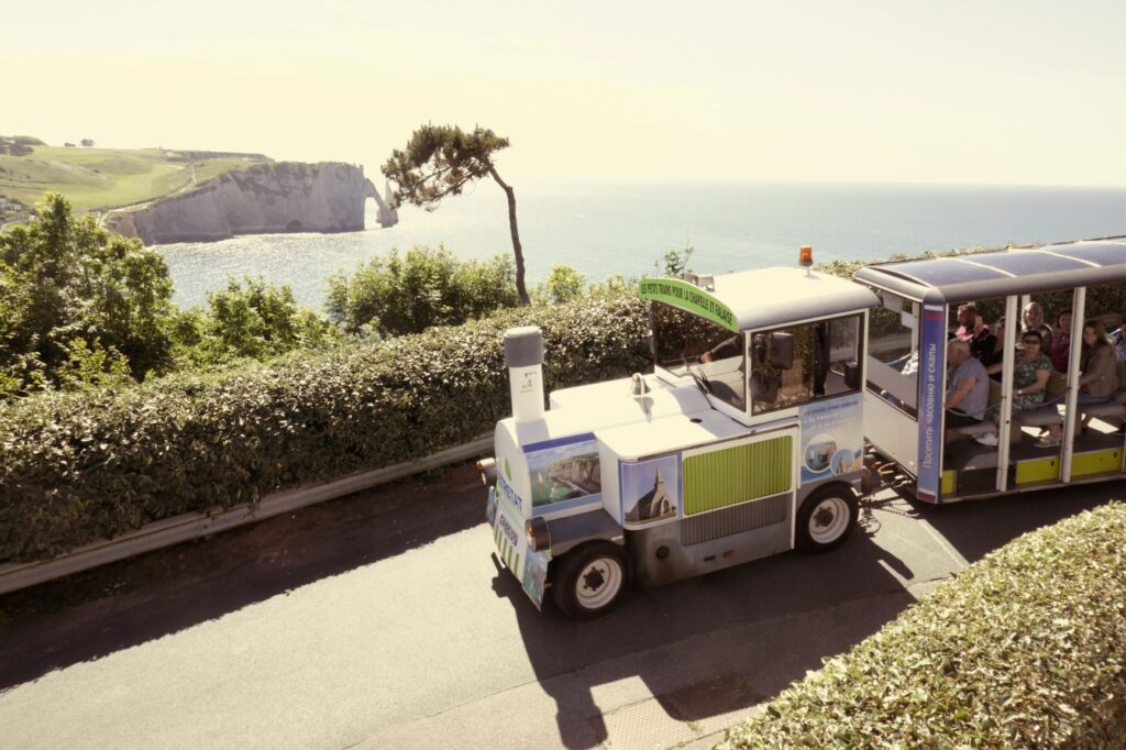 Tourist Mini-Train, Étretat, France, June 22, 2019