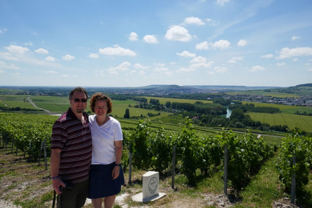 Aram and I at the Montagne de Reims National Park, France, June 23, 2019