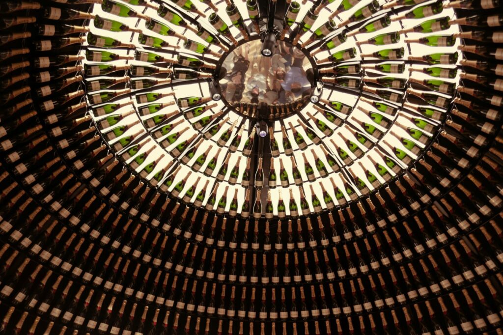Dome of Moët & Chandon Bottles, June 23, 2019