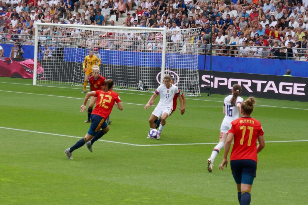 Tobin Heath, USWNT v Spain, Reims, France, June 24, 2019