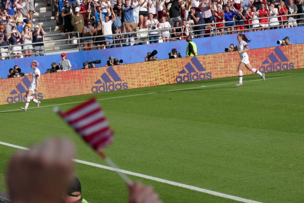 Rapinoe Goal, USWNT v Spain, Reims, France, June 24, 2019