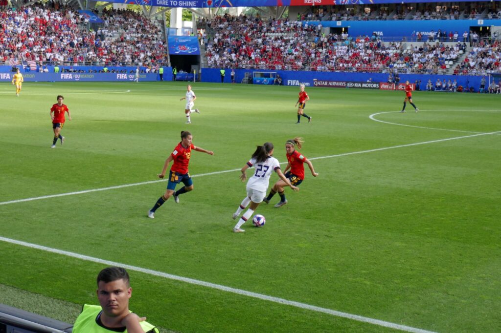Christen Press, USWNT v Spain, Reims, France, June 24, 2019