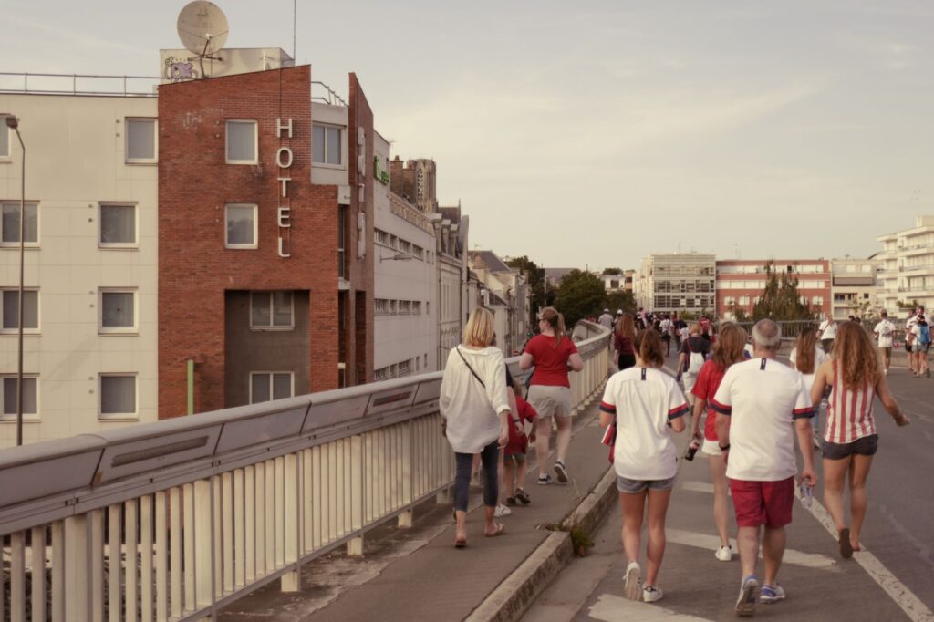 Our Hotel after the short walk from the stadium, Reims, France, June 24, 2019