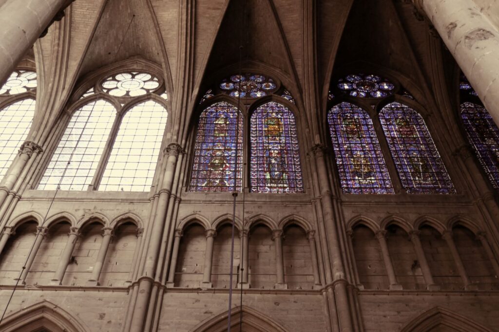 Stained Glass at Reims Cathedral, June 25, 2019