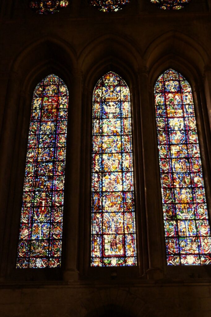 Stained Glass at Reims Cathedral, June 25, 2019