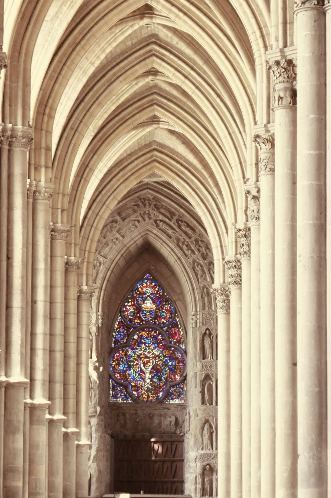 Stained Glass at Reims Cathedral, June 25, 2019