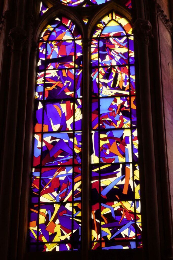 Stained Glass at Reims Cathedral, June 25, 2019