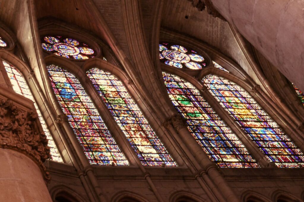 Stained Glass at Reims Cathedral, June 25, 2019