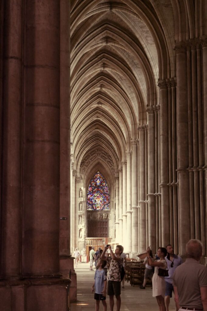Vaulted Ceiling at Reims Cathedral, June 25, 2019