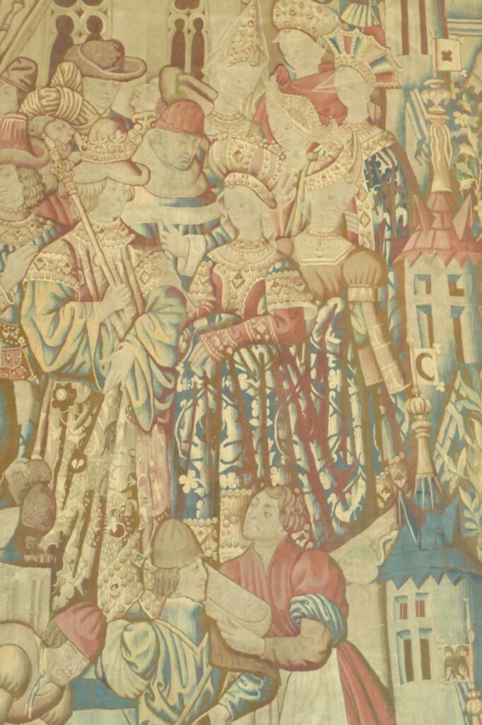 Tapestry at Palais du Tau, Reims, France, June 25, 2019