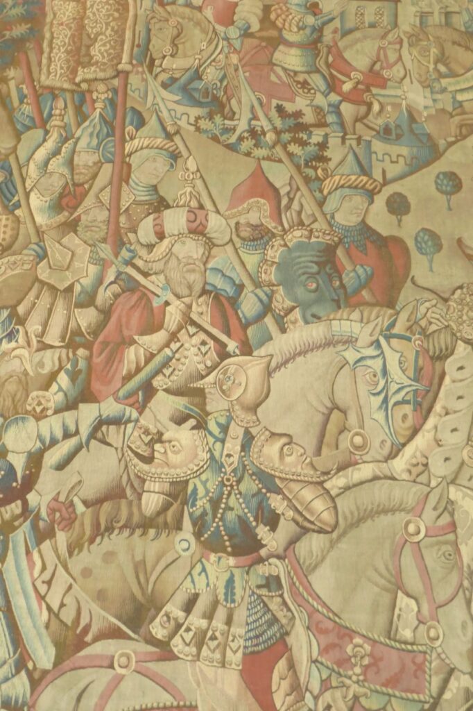 Tapestry at Palais du Tau, Reims, France, June 25, 2019