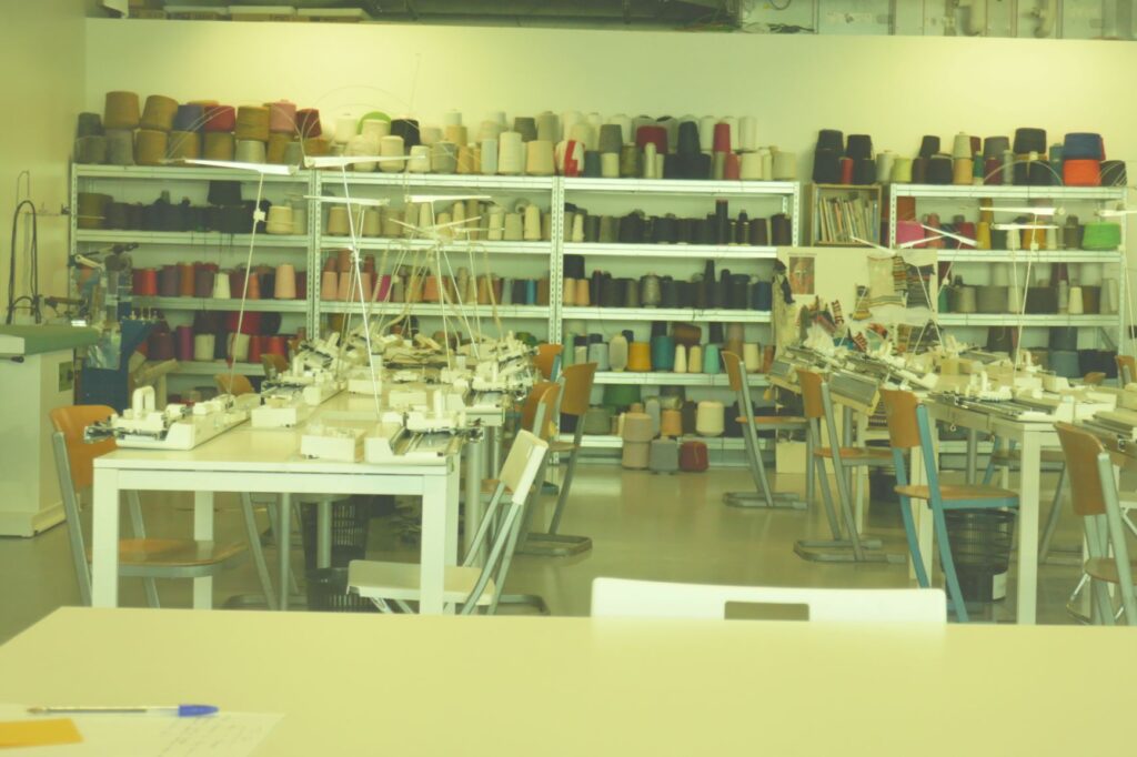 Knitting Machines in Paris, June 25, 2019