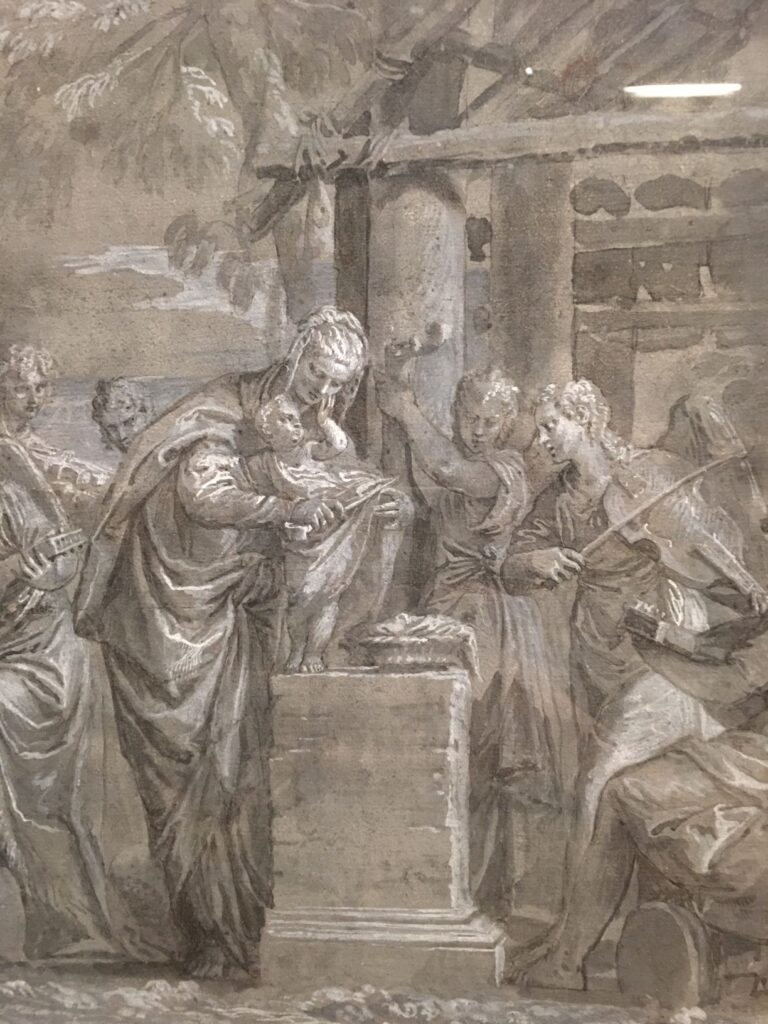 Pen and White and Black Ink at the Louvre, June 27, 2019