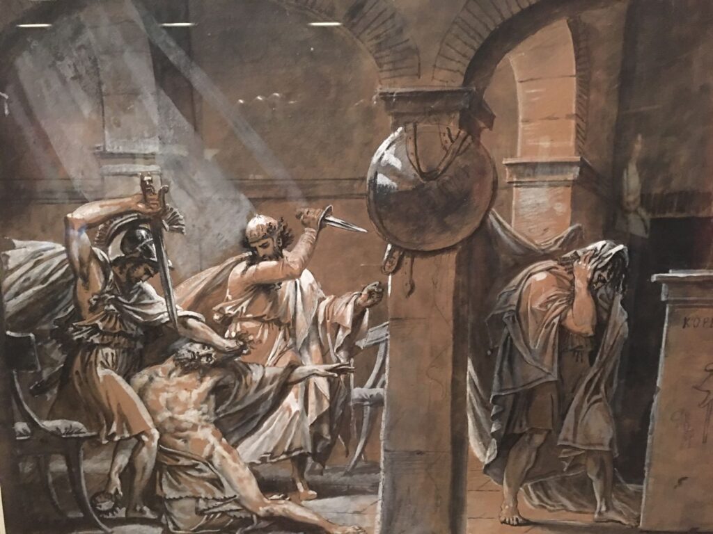 Pen and White and Black Ink at the Louvre, June 27, 2019