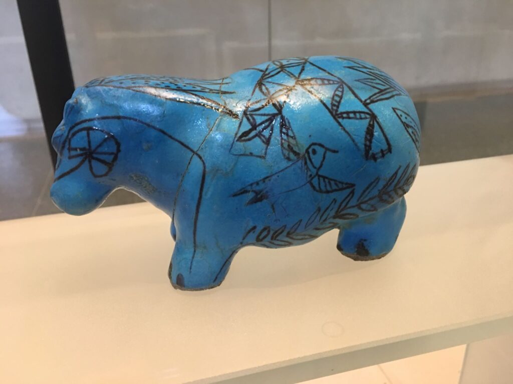 Ancient Egyptian Hippo at the Louvre, June 27, 2019