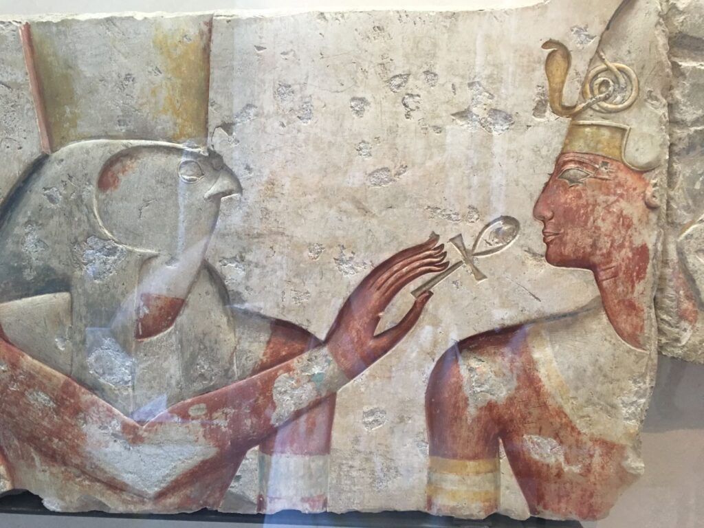 Ancient Egyptian Wall Relief at the Louvre, June 27, 2019