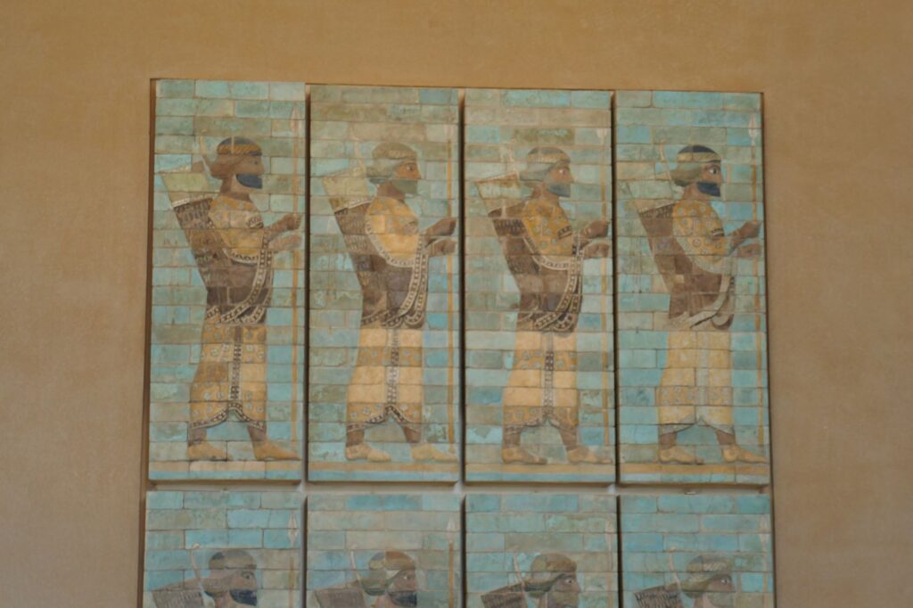 Ancient Persian Tiles at the Louvre, June 27, 2019