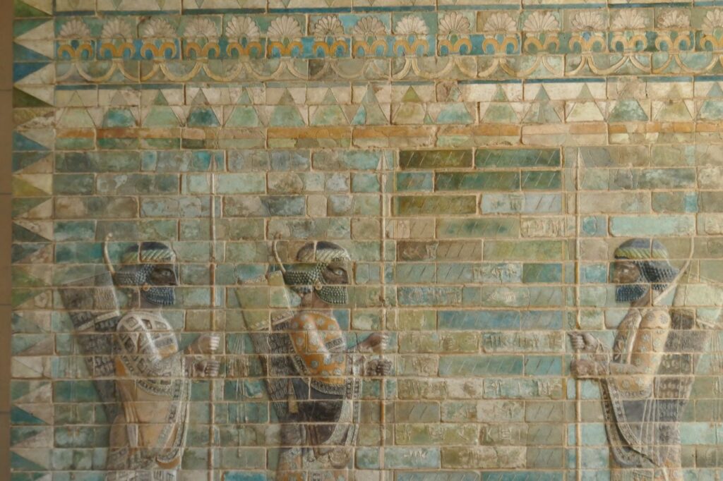 Ancient Persian Tiles at the Louvre, June 27, 2019
