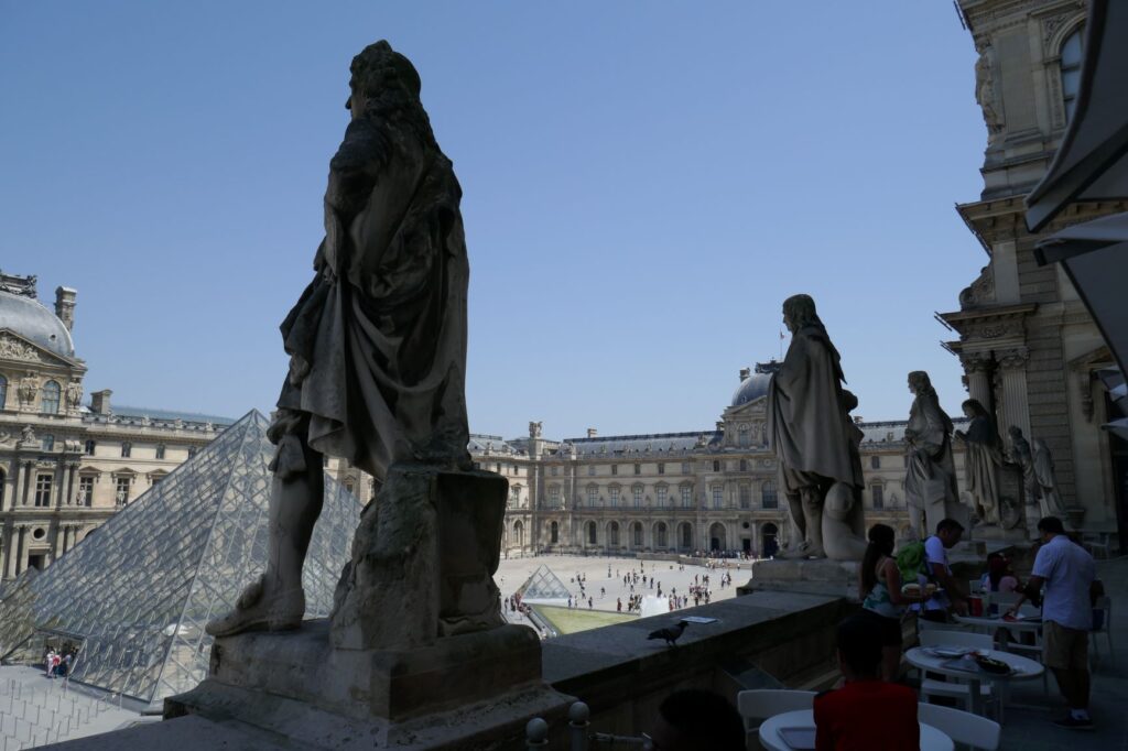 View from Louvre Cafe, June 27, 2019