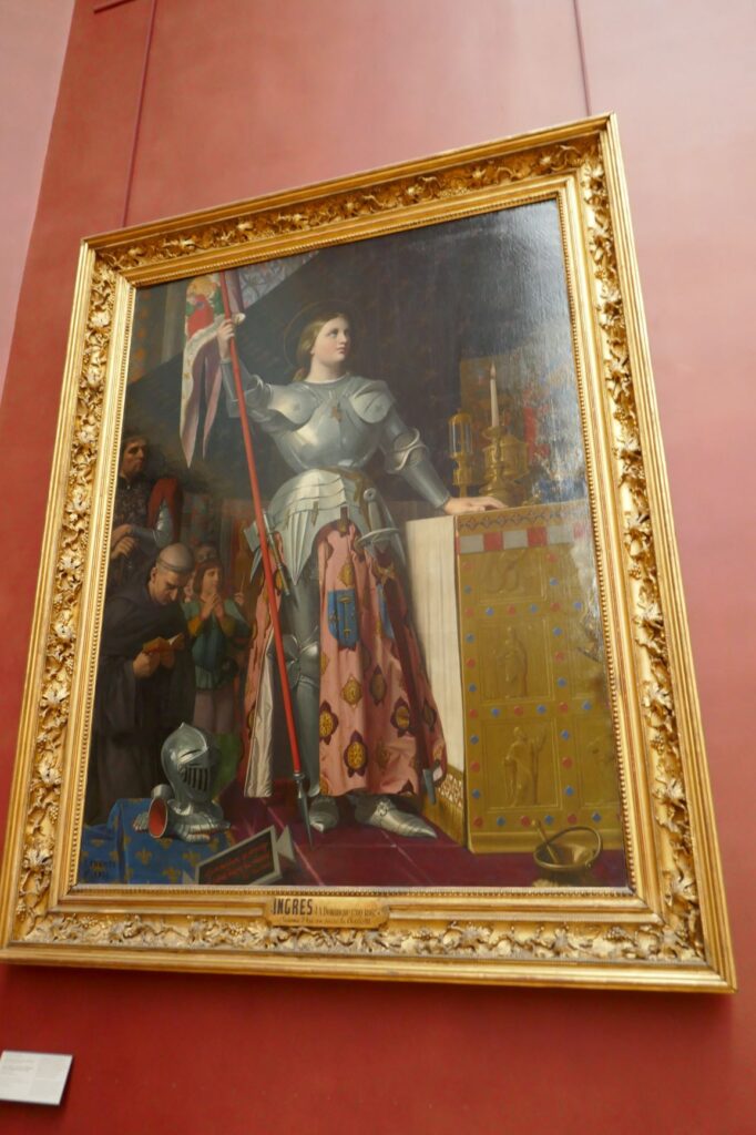 Jean d'Arc by Ingres, at the Louvres, June 27, 2019
