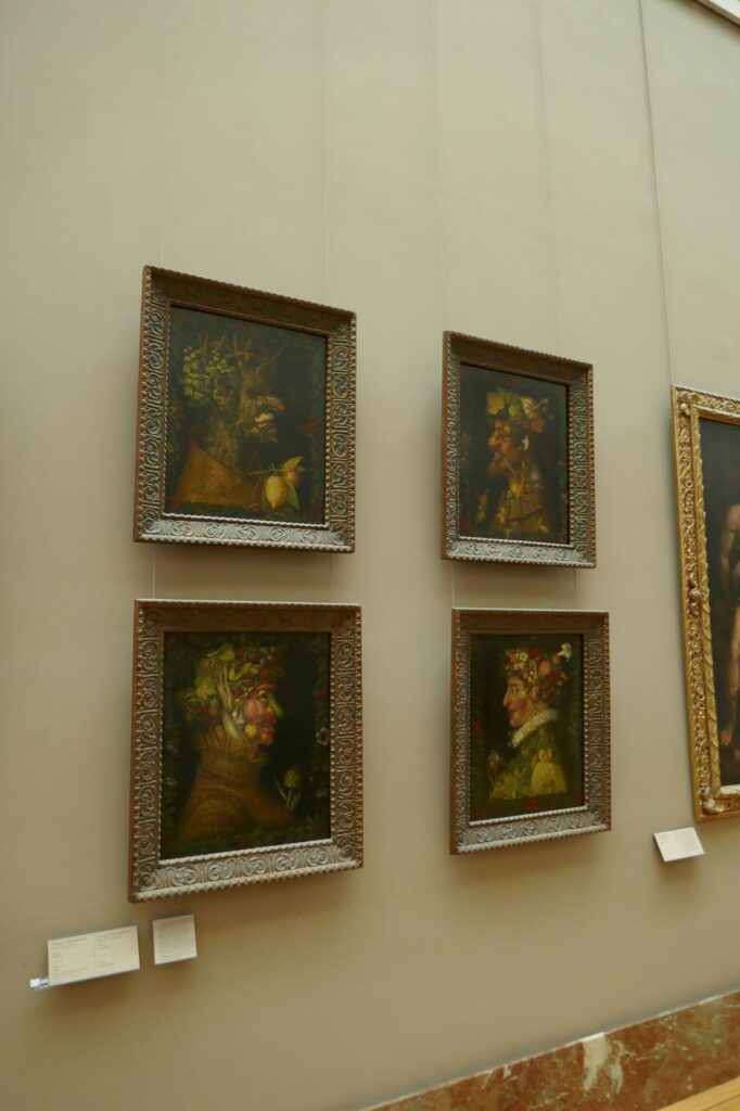 Arcimboldo's Seasons of Food at the Louvre, June 27, 2019