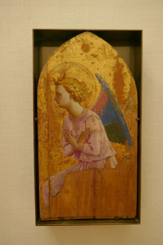 Angel of Adoration by Fra Angelico, at the Louvre, June 27, 2019