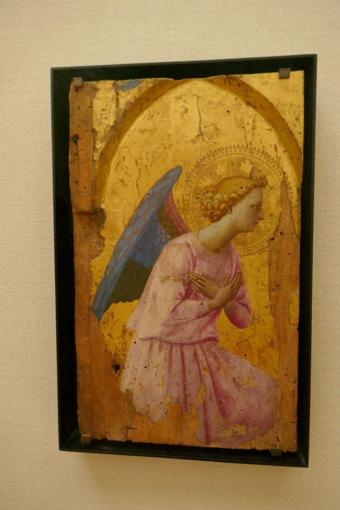 Angel of Adoration by Fra Angelico, at the Louvre, June 27, 2019