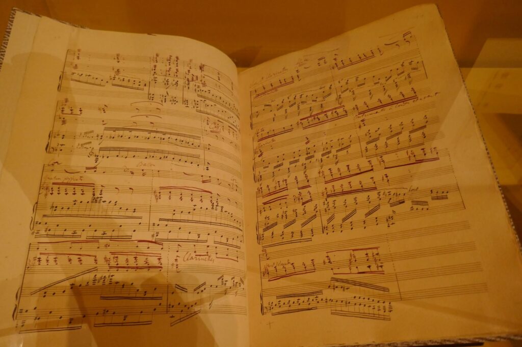 Original Score by Berlioz for Symphonie fantastique, Petit Palais, Paris, June 29, 2019
