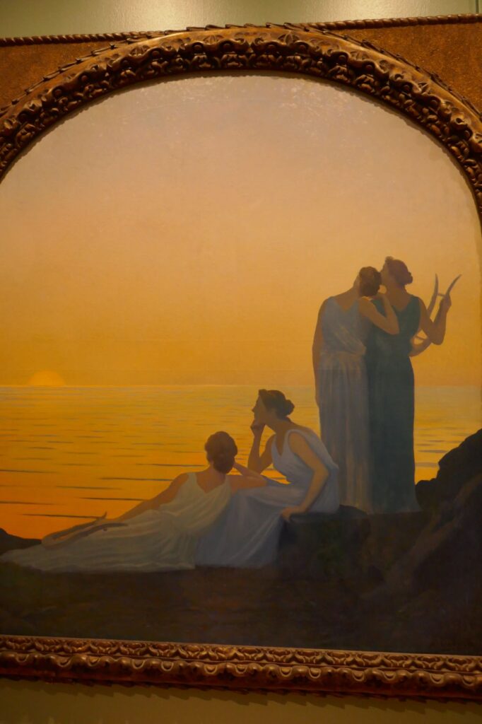 "Soir antique" by Alphonse Osbert, at Petit Palais, Paris, June 29, 2019